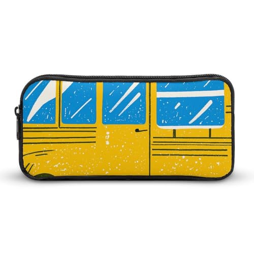 HETVBNS Federmäppchen mit Autodruck und großem Fassungsvermögen, langlebig, Federmäppchen, Organizer, tragbare kleine Kosmetiktasche für Büro, Reisen HETVBNS Federmäppchen mit Autodruck und großem Fassungsvermögen, langlebig, Federmäppchen, Organizer, tragbare kleine Kosmetiktasche für Büro, Reisen von HETVBNS