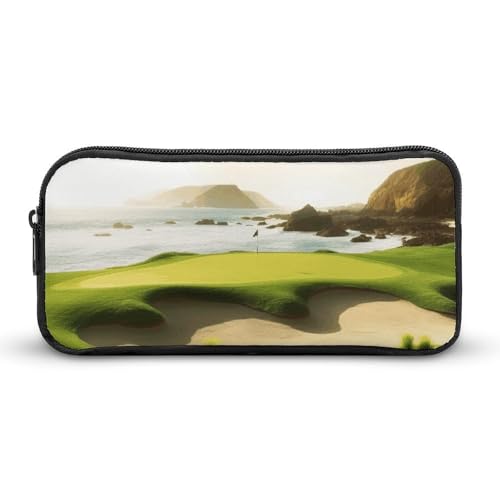 HETVBNS Federmäppchen mit Reißverschluss, langlebig, tragbar, kleine Kosmetiktasche für Büro, Reisen von HETVBNS