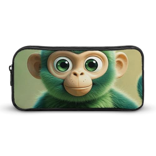 HETVBNS Federmäppchen mit großem Reißverschluss, langlebig, tragbar, kleine Kosmetiktasche für Büro, Reisen von HETVBNS