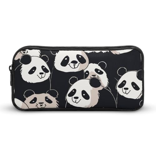 HETVBNS Panda-Stern-Federmäppchen, großes Fassungsvermögen, Reißverschluss-Tasche, langlebige Stiftebox, Organizer, tragbare kleine Kosmetiktasche für Büro, Reisen HETVBNS Panda-Stern-Federmäppchen, großes Fassungsvermögen, Reißverschluss-Tasche, langlebige Stiftebox, Organizer, tragbare kleine Kosmetiktasche für Büro, Reisen von HETVBNS