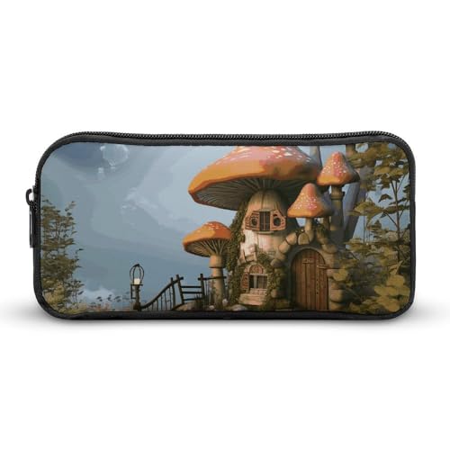HETVBNS Pilzgarten-Federmäppchen, große Kapazität, Reißverschluss-Tasche, langlebige Stiftebox, Organizer, tragbare kleine Kosmetiktasche für Büro, Reisen HETVBNS Pilzgarten-Federmäppchen, große Kapazität, Reißverschluss-Tasche, langlebige Stiftebox, Organizer, tragbare kleine Kosmetiktasche für Büro, Reisen von HETVBNS