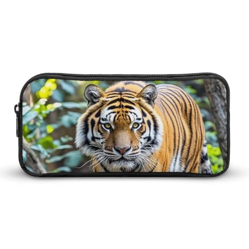 HETVBNS Tiger-Federmäppchen, große Kapazität, Reißverschluss-Tasche, langlebige Stiftebox, Organizer, tragbare kleine Kosmetiktasche für Büro, Reisen HETVBNS Tiger-Federmäppchen, große Kapazität, Reißverschluss-Tasche, langlebige Stiftebox, Organizer, tragbare kleine Kosmetiktasche für Büro, Reisen von HETVBNS