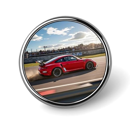 Rapid Sports Car Round Badge for Men Women, Durable & Stylish Lapel Pins, Lightweight Metal Badges for Shirts, Jackets, Hats von HETVBNS