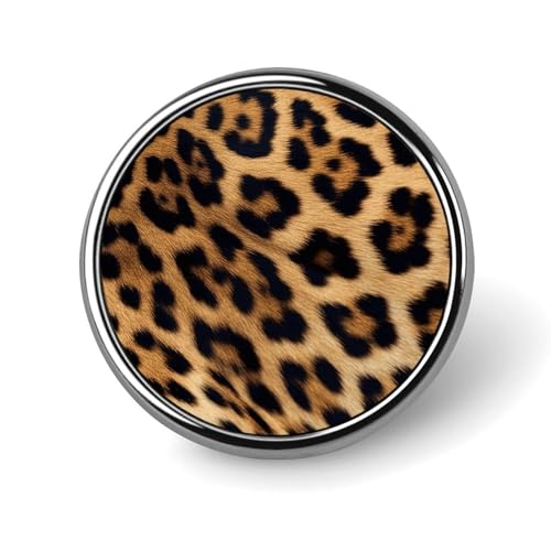 Rough Leopard Print Round Badge for Men Women, Durable & Stylish Lapel Pins, Lightweight Metal Badges for Shirts, Jackets, Hats Rough Leopard Print Round Badge for Men Women, Durable & Stylish Lapel Pins, Lightweight Metal Badges for Shirts, Jackets, Hats von HETVBNS