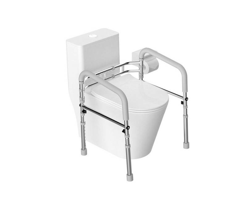 HEUFFE WC-Aufstehhilfe Toilette Höhenverstellbar, Robust WC Aufstehhilfe Ohne Bohren, Senioren-WC-Griff mit Armlehnen & Höhenverstellung von HEUFFE