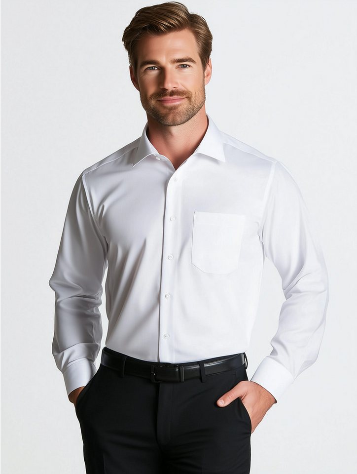 HEVENTON Businesshemd Regular Kentkragen von HEVENTON