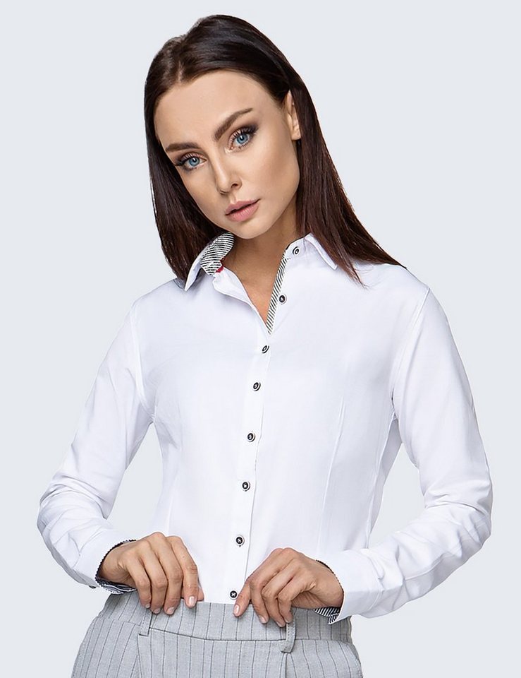 HEVENTON Hemdbluse aus reiner Baumwolle von HEVENTON