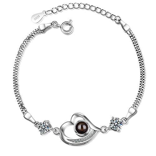 Armbänder in Herzform, Damenarmbänder, Freizeitarmbänder. (Silber) von baizhong