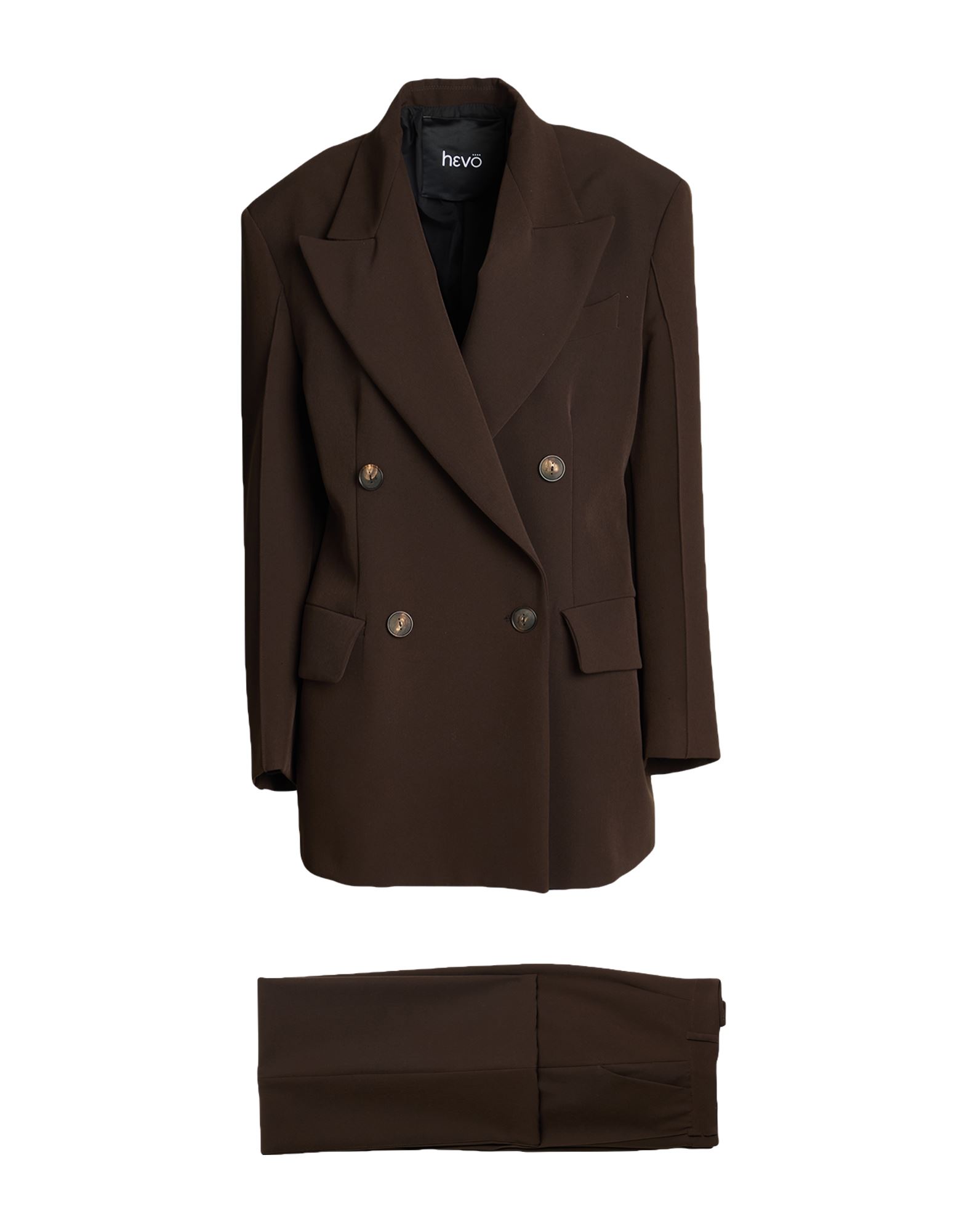 HEVÒ Anzug Damen Dunkelbraun von HEVÒ
