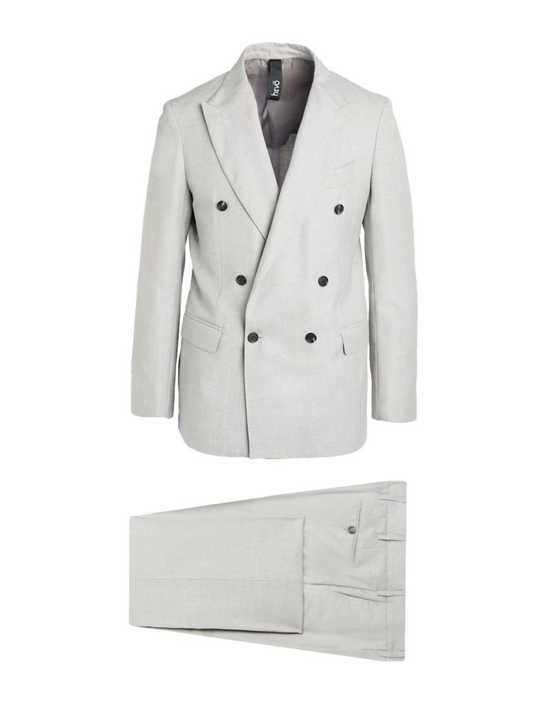 HEVÒ Anzug Herren Hellgrau von HEVÒ