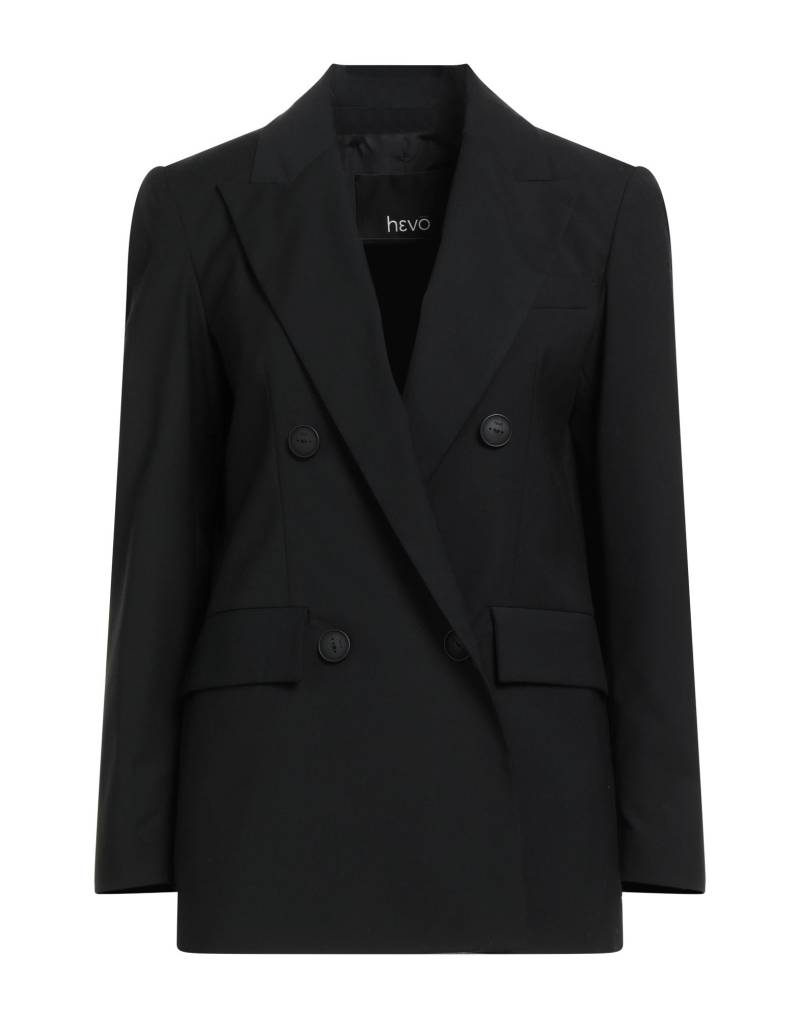 HEVÒ Blazer Damen Schwarz von HEVÒ
