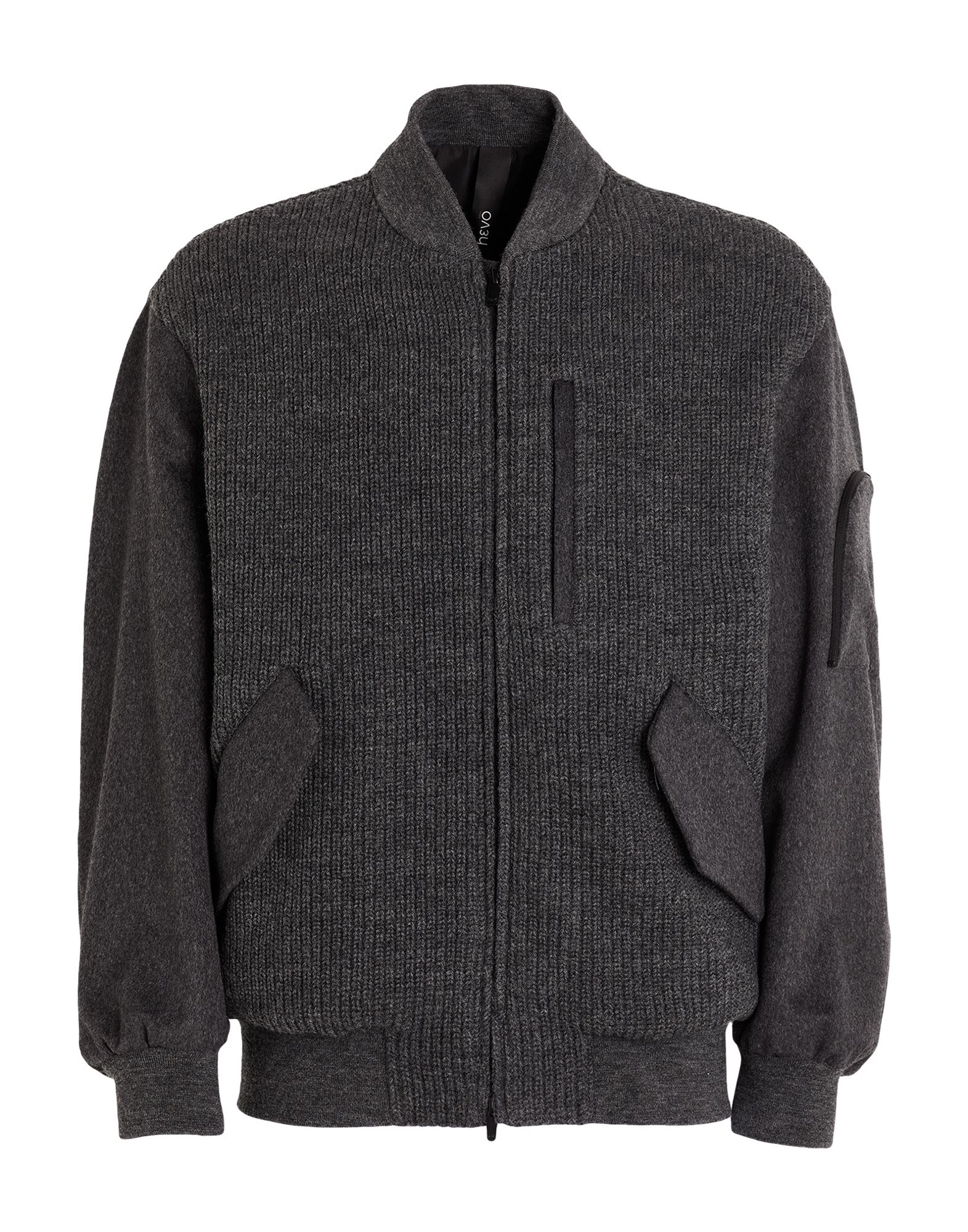 HEVÒ Jacke & Anorak Herren Grau von HEVÒ