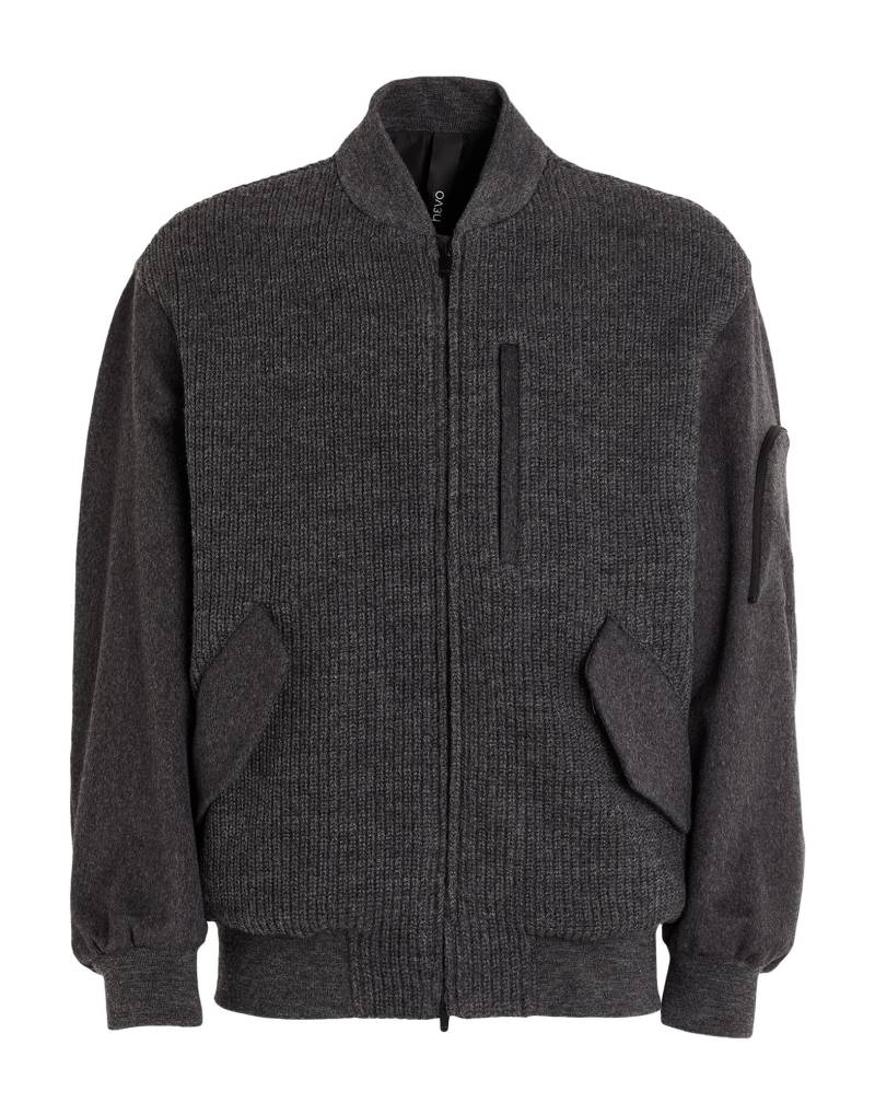 HEVÒ Jacke & Anorak Herren Grau von HEVÒ