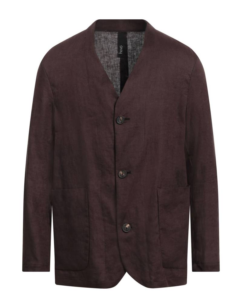 HEVÒ Jacke & Anorak Herren Schokobraun von HEVÒ