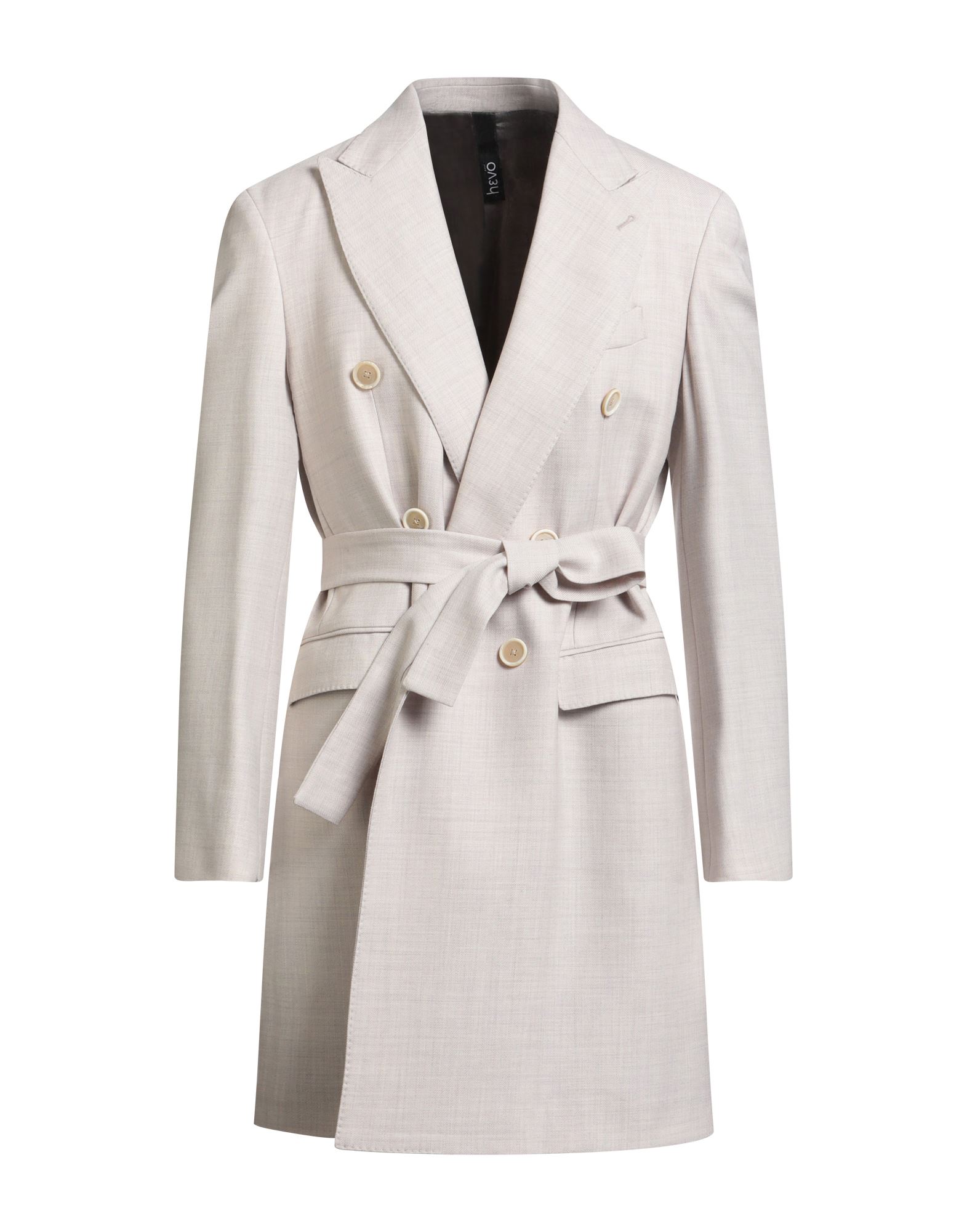 HEVÒ Mantel Herren Off white von HEVÒ