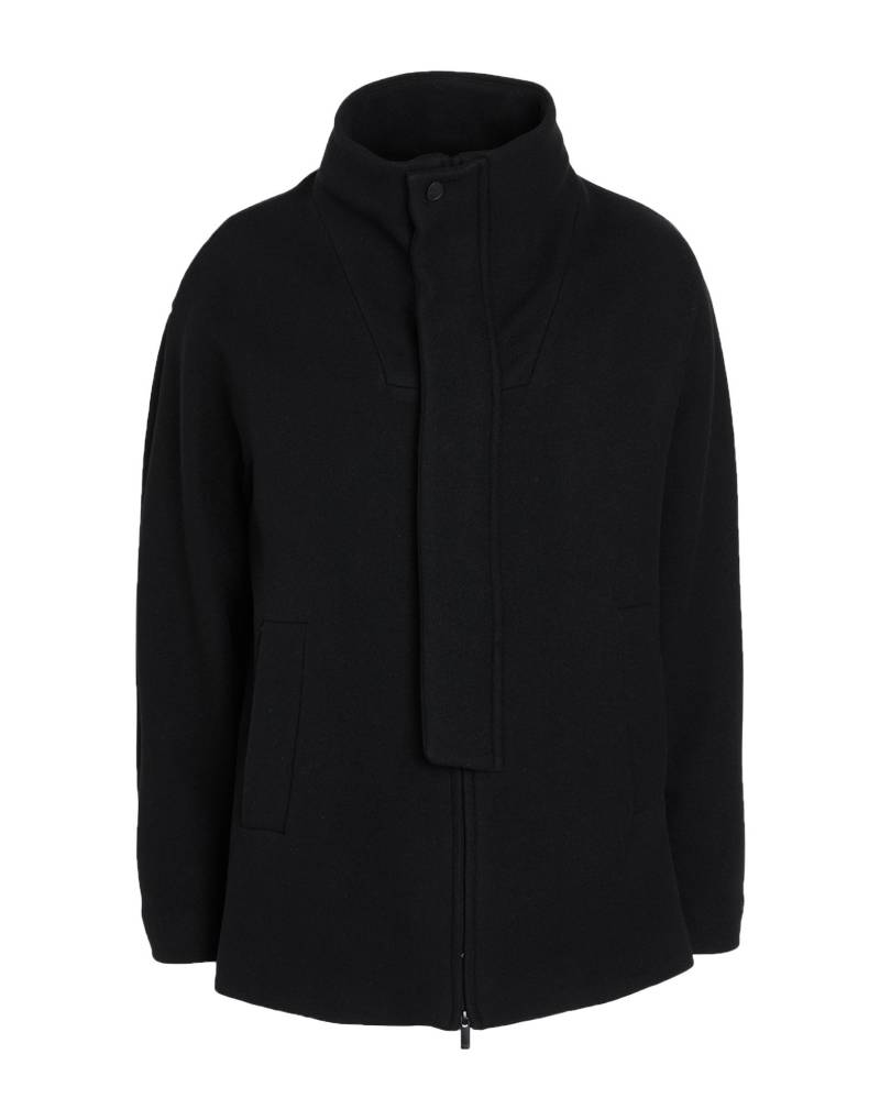 HEVÒ Mantel Herren Schwarz von HEVÒ