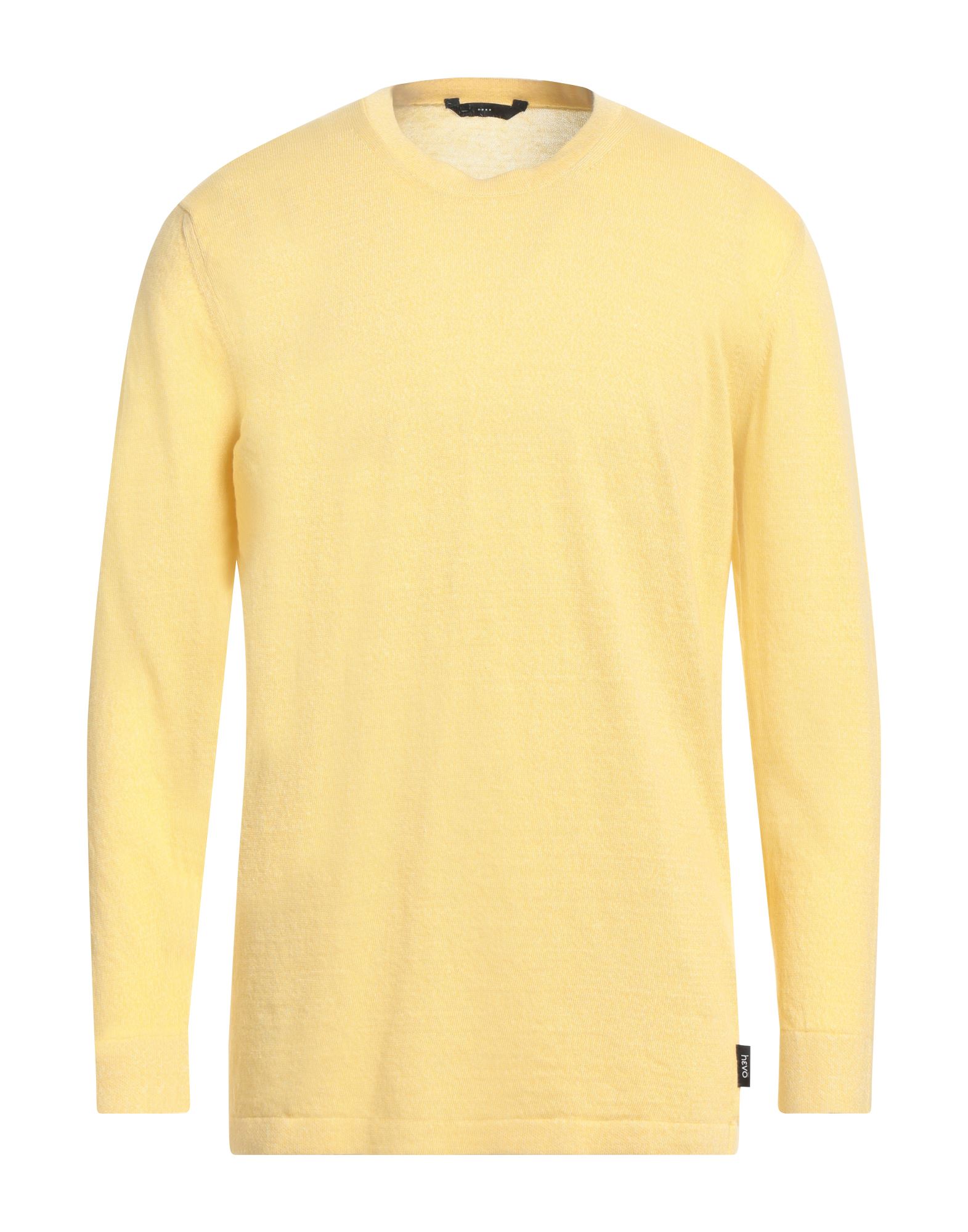 HEVÒ Pullover Herren Gelb von HEVÒ