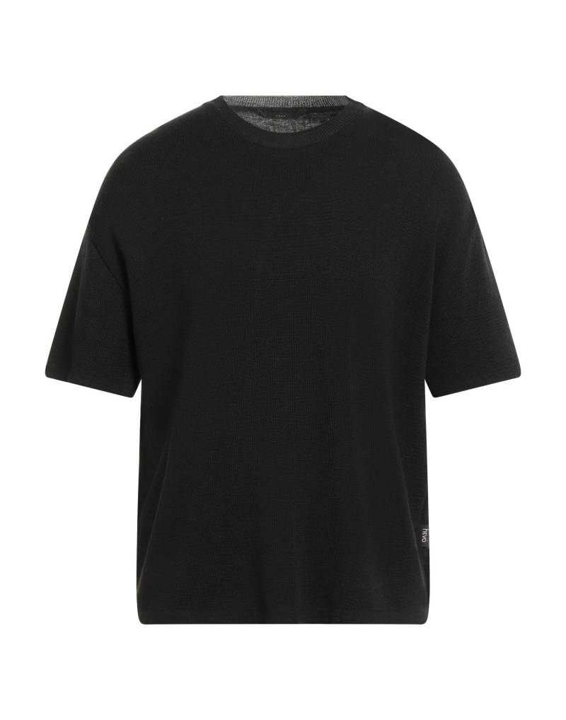 HEVÒ Pullover Herren Schwarz von HEVÒ