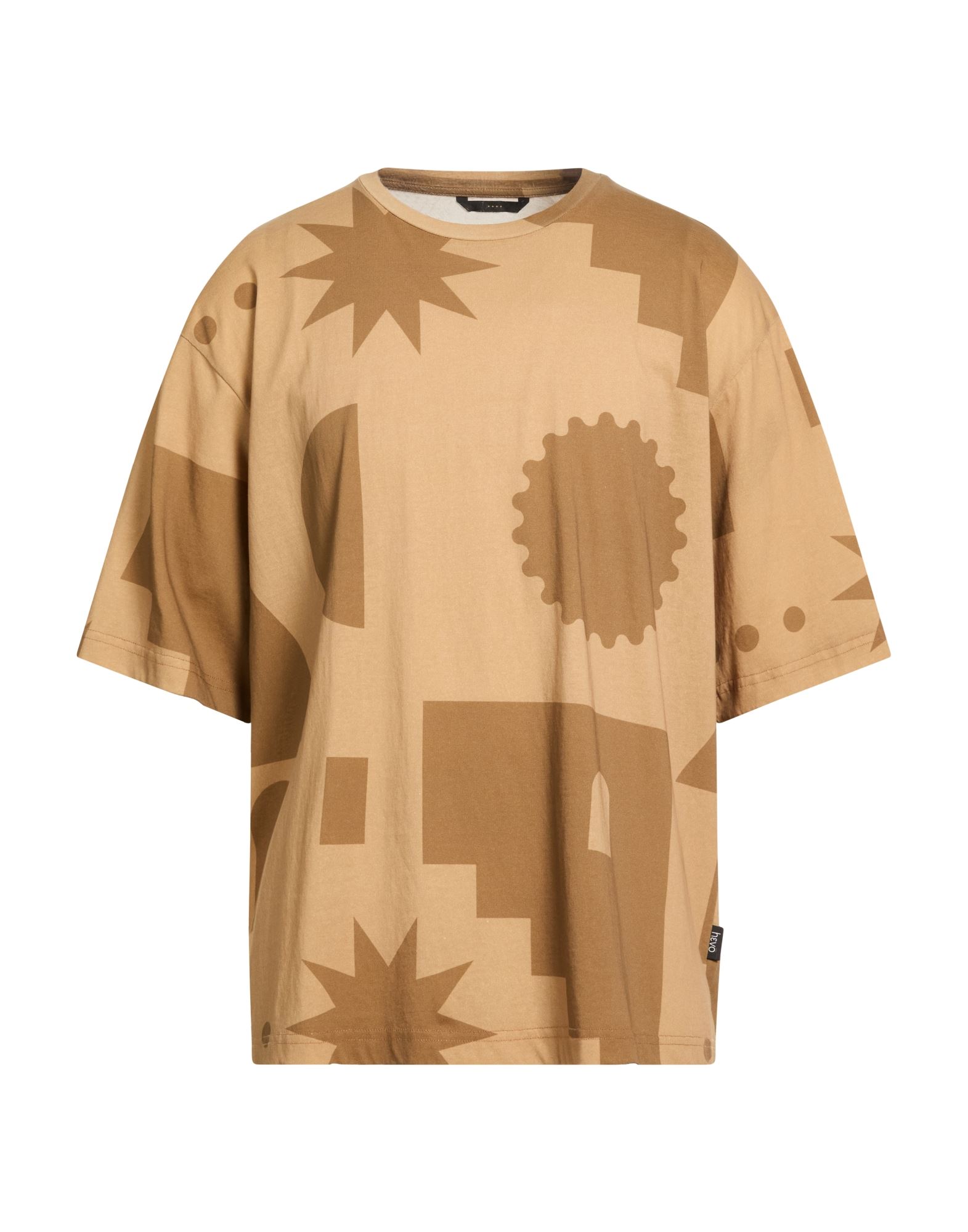 HEVÒ T-shirts Herren Kamel von HEVÒ