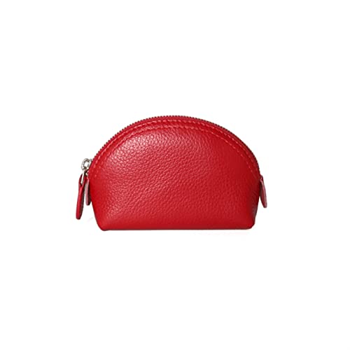 HEXEH Kartenhülle Damen-Visitenkartentasche aus Rindsleder mit großem Fassungsvermögen Zero Wallet Multifunktions-Kartentasche Visitenkartenhalter (Color : Rood) von HEXEH