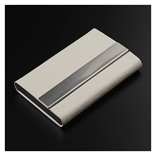 Kartenhülle Herren Großkapazitätsgeschäft Portable personalisierte kreative Kartenbox Aufbewahrungsbox Metalldame Business Card-Business-Visitenkartenkasten Visitenkartenhalter (Color : D) von HEXEH