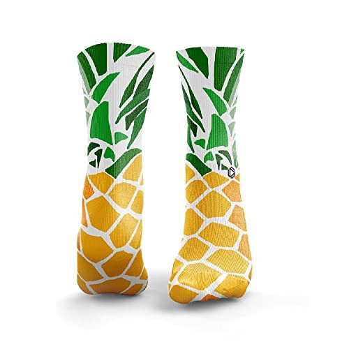 HEXXEE Herren Ananas-Socken, Mehrfarbig, L von HEXXEE