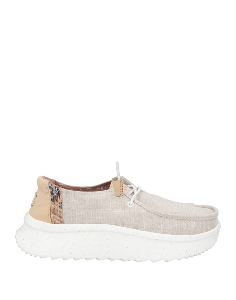 HEY DUDE Schnürschuh Damen Beige von HEY DUDE