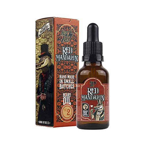 HEY JOE! Beard Oil Nº 2 Red Mandarin | Natürliches und Erfrischendes Bartöl Herren mit Roter Mandarine Duft - Bartpflege für Gesunde Bärte - Bart Öl 30 ml von HEY JOE