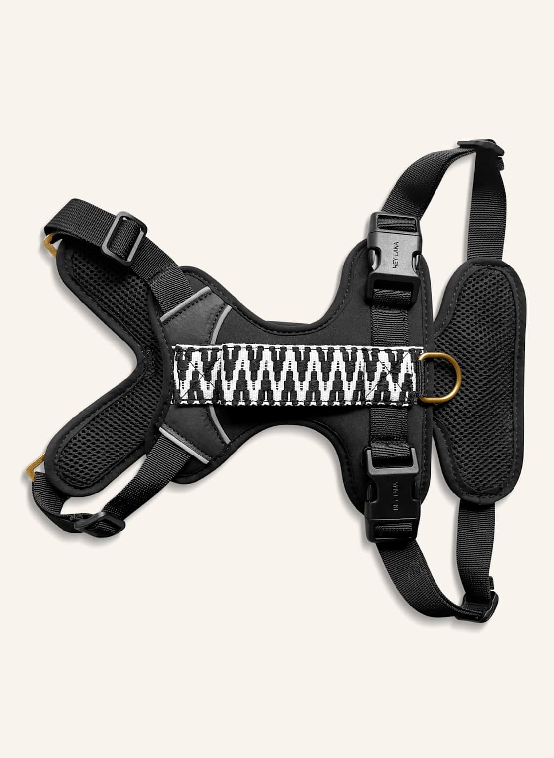 Hey Lana Hundegeschirr Très Chic schwarz von HEY LANA