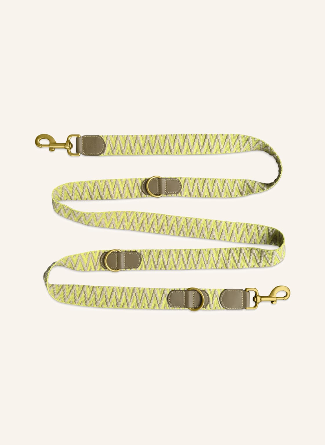 Hey Lana Hundeleine Très Chic gruen von HEY LANA