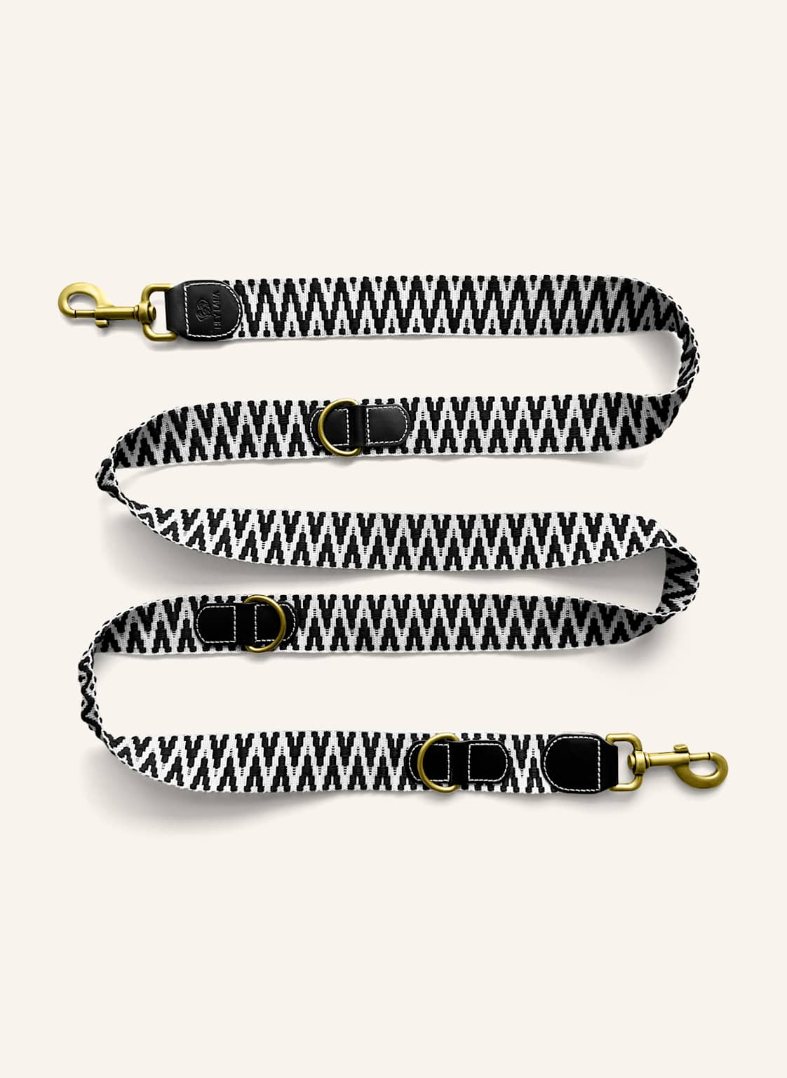 Hey Lana Hundeleine Très Chic schwarz von HEY LANA