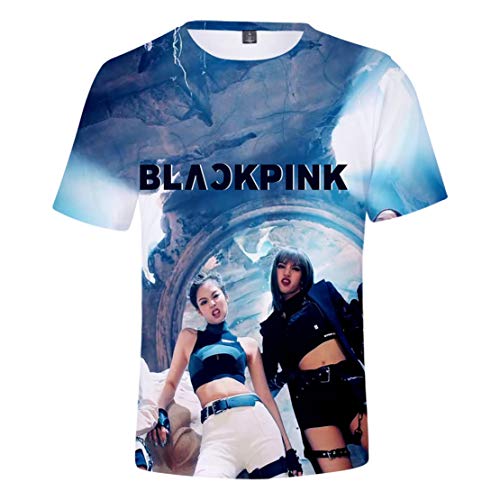 Unisex Kpop Pullover Hoodie T Shirt Jisoo Lisa Rose Jennie Kapuzenpullover 3D-Druck Sweatshirt Jumper Perfekt für Herren Damen Mädchen Fans,TX-BP001,XS von HEY XQ