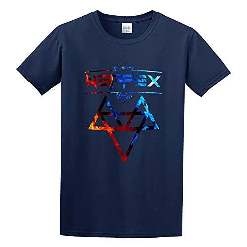 Neffex Colorful Logo O Neck Men T Shirt M, Navy Neffex Colorful Logo O Neck Men T Shirt M, Navy von HEYAN