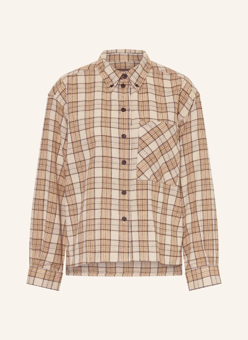 Heyanno Hemdbluse Mmhmirror Aus Flanell braun von HEYANNO