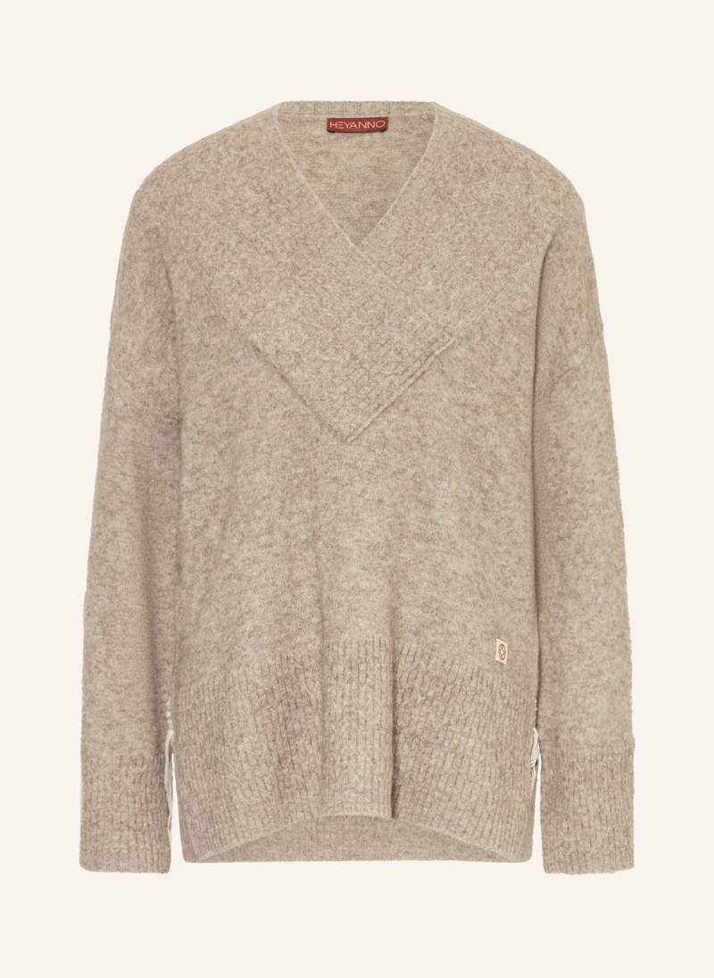 Heyanno Pullover Mmhzen grau von HEYANNO