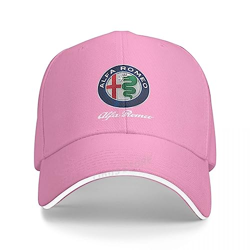 Baseball Cap Herren Snapback Cap für Herren Damen Unisex für Alfa Romeo Giulia Stelvio Giulietta GT 156 Baseball Caps für Herren Autofans Hüte,G von HEYCE