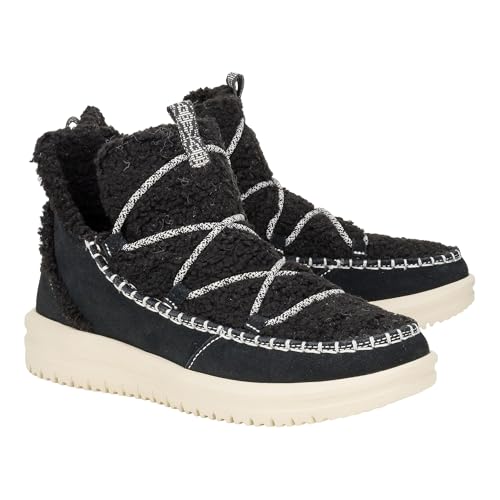 Hey Dude Camden Suede Cozy Schwarz 40 von HEYDUDE