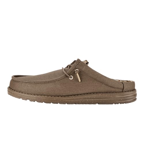 Hey Dude HEYDUDE Wally Slip Canvas Mule Walnut UK 9 Walnut UK 9 Walnut Freizeitschuhe, braun, 42 2/3 EU von HEYDUDE