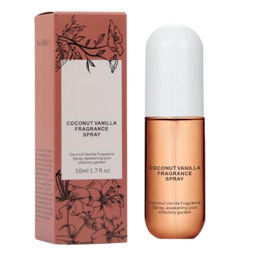 50 ml Rosenduft-Körperspray, Wildrose-Damenduft, langanhaltend, leicht und tragbar, geeignet für Körper und Haar von HEZDGPRFL