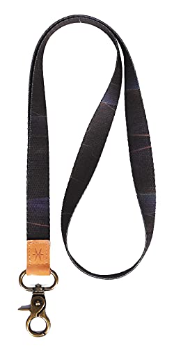 HEZEN Coole Lanyards, Halsband-Schlüsselanhänger, Hals-Lanyards für Schlüssel, Brieftaschen und Ausweishalter (Gestreift A) von HEZEN