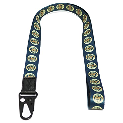 HEZEN Coole Lanyard für Schlüssel, Halsriemen Schlüsselbund für Frauen, Lanyard Logo für Männer, ID Lanyard (Blume) von HEZEN