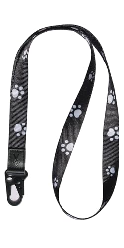 HEZEN Coole Lanyard für Schlüssel, Halsriemen Schlüsselbund für Frauen, Lanyard Logo für Männer, ID Lanyard (Pfote) von HEZEN