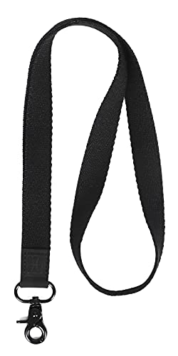 HEZEN Coole Lanyards, Halsband-Schlüsselanhänger, Hals-Lanyards für Schlüssel, Brieftaschen und Ausweishalter (Schwarz) von HEZEN