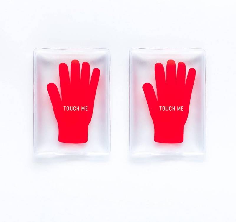 HF Home Flair Handwärmer hochwertige Handwärmer I Wiederverwendbar (2er Set Touch Me), 2-tlg., Wiederverwendbare Taschenwärmer I tolle Muster von HF Home Flair