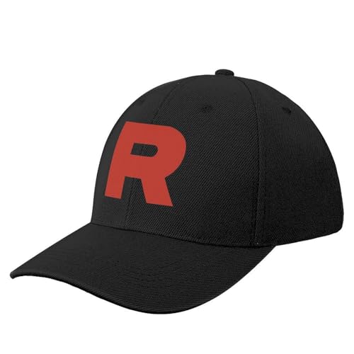 Baseballmütze Team Rocket Mann Kappe Hip Hop Cosplay Männer Damen Urlaub Sport Geschenke Baseballmütze Team Rocket Mann Kappe Hip Hop Cosplay Männer Damen Urlaub Sport Geschenke von HFGAASSH