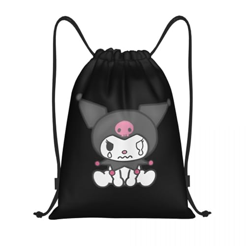 HFGAASSH Sad Kuromi Kordelzug Rucksack Sport Sporttasche String Sackpack zum Laufen Urlaub Sport Geschenke HFGAASSH Sad Kuromi Kordelzug Rucksack Sport Sporttasche String Sackpack zum Laufen Urlaub Sport Geschenke von HFGAASSH