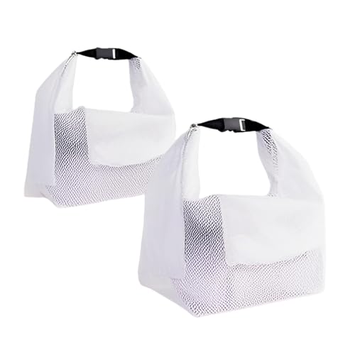 Tragbarer Reise Kulturbeutel, wasserdichte Make up Tasche mit Griff, Durchsichtige Kosmetiktasche mit großem Fassungsvermögen für Männer und Frauen, Outdoor Schwimmcamping(2 Stück) von HFHungkeong
