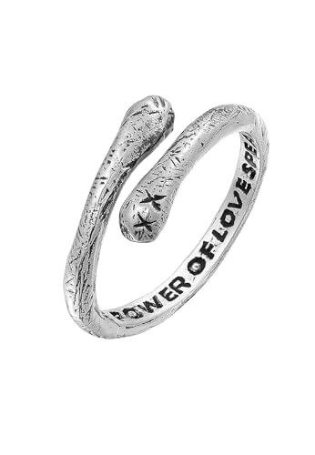 HG HAZE & GLORY Ring Herren aus 925 Sterling Silber, Schmuck Männer, Silberring oxidiert, Cool, Round and Round von HG HAZE & GLORY