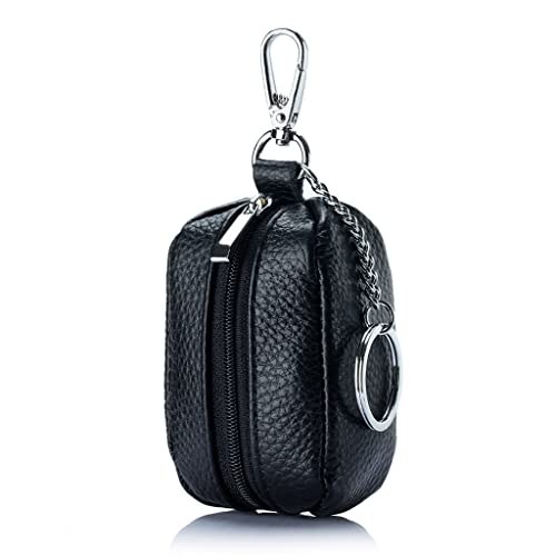 Große Kapazität Schlüsseltasche Damen Leder Multifunktionale Haushaltsaufbewahrung Schlüsseltasche Münzbörse (Farbe: B, Größe: 10 x 7 x 5 cm), a, 10*7*5CM von HGFSGGGREEHY