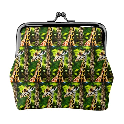 Clevere Giraffen-Münzgeldbörsen, kleines Kartenetui für Männer und Frauen, zum Einkaufen und für Freizeitausflüge, Schwarz, One Size, Art-Deco Clevere Giraffen-Münzgeldbörsen, kleines Kartenetui für Männer und Frauen, zum Einkaufen und für Freizeitausflüge, Schwarz, One Size, Art-Deco von HGFVY